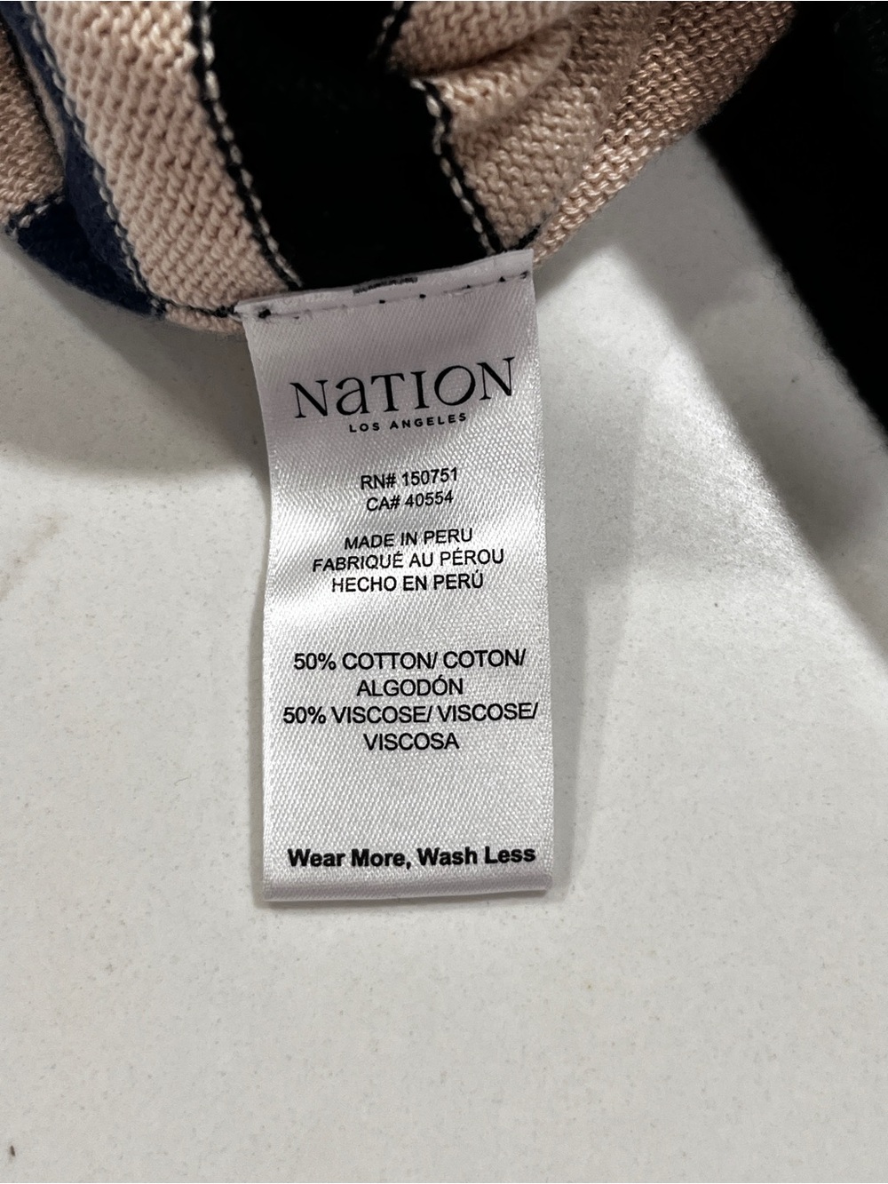 Nation JoJo Veranda Striped Knit Wide Leg pants Small - Picture 8 of 9
